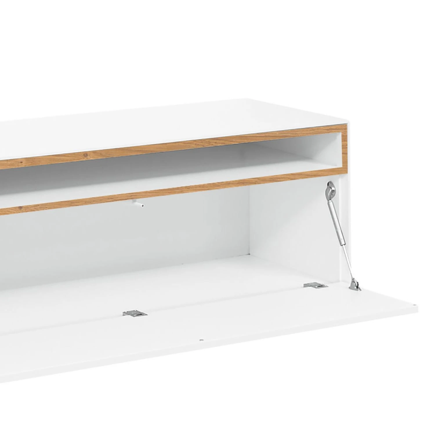 Now! by hülsta Wohnwand hülsta now easy I (5-teilig) - Lack Reinweiß / Natureiche 7 Now! by hülsta Wohnwand hülsta now easy I (5-teilig) - Lack Reinweiß / Natureiche – Bild 7