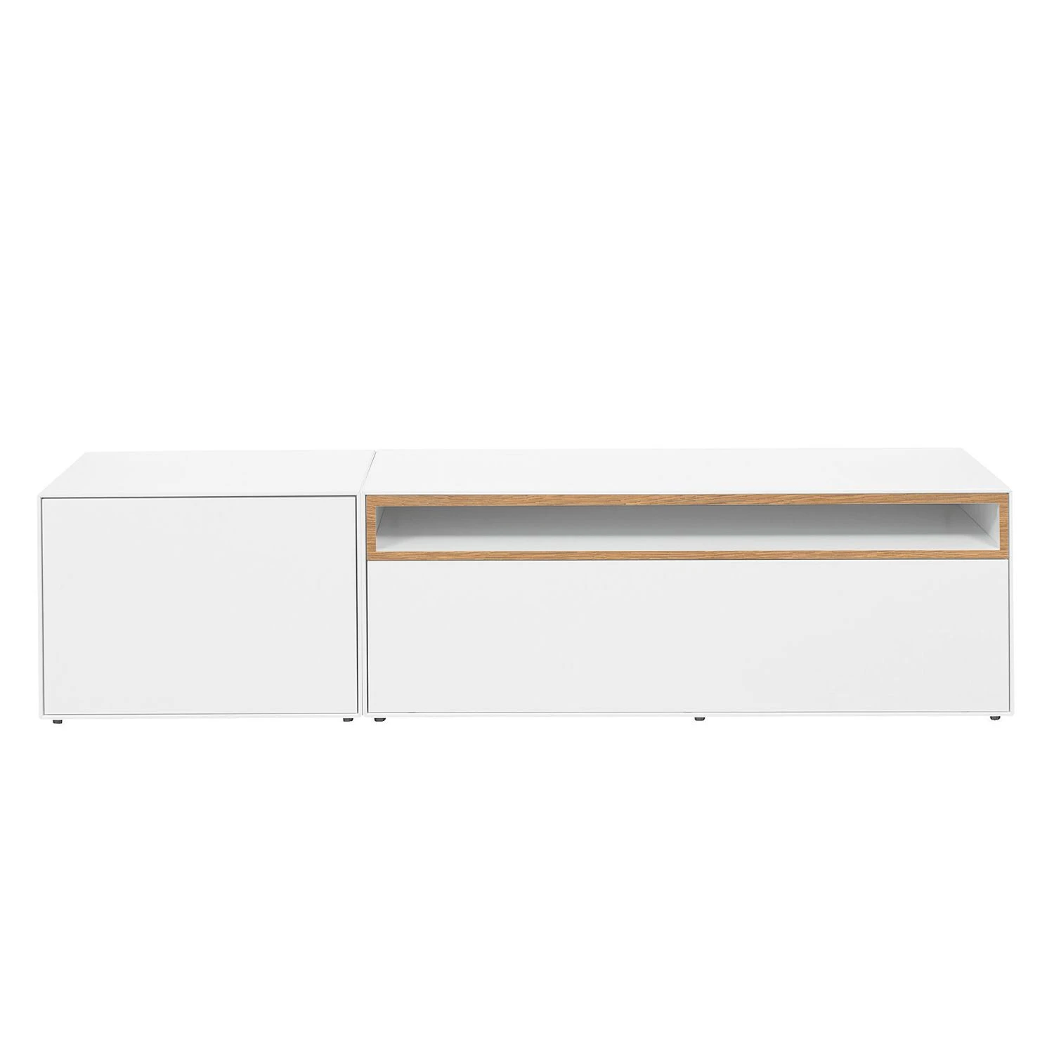 Now! by hülsta Wohnwand hülsta now easy I (5-teilig) - Lack Reinweiß / Natureiche 9 Now! by hülsta Wohnwand hülsta now easy I (5-teilig) - Lack Reinweiß / Natureiche – Bild 9