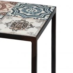 Red Living Beistelltisch Almaraz - Keramik / Stahl - Mehrfarbig -Wohnzimmermöbel boutique en ligne 1000131879 180919 09344006 GALLERYIMAGES P000000001000131879