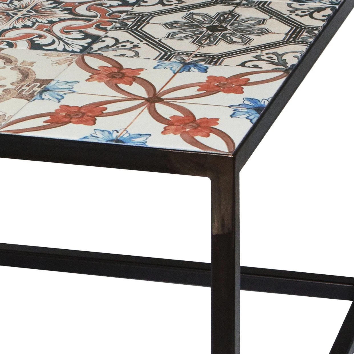 Red Living Couchtisch Almaraz - Keramik / Stahl - Mehrfarbig - 60 x 60 cm 3 Red Living Couchtisch Almaraz - Keramik / Stahl - Mehrfarbig - 60 x 60 cm – Bild 3