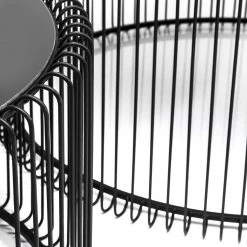 Kare Design Couchtisch Wire (2er-Set) - Glas / Stahl - Schwarz 20 Kare Design Couchtisch Wire (2er-Set) - Glas / Stahl - Schwarz -Wohnzimmermöbel boutique en ligne 1000132043 190305 14281000023 GALLERYIMAGES P000000001000132043