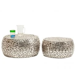 Kare Design Beistelltisch Pebbles Deluxe (2er-Set) - Stahl - Silber 9 Kare Design Beistelltisch Pebbles Deluxe (2er-Set) - Stahl - Silber -Wohnzimmermöbel boutique en ligne 1000132049 190305 14281200039 GALLERYIMAGES P000000001000132049