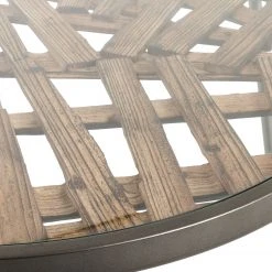 Red Living Beistelltisch Leuca I - Glas / Metall - Tanne / Schwarz 7 Red Living Beistelltisch Leuca I - Glas / Metall - Tanne / Schwarz -Wohnzimmermöbel boutique en ligne 1000132050 180920 08065304 GALLERYIMAGES P000000001000132050