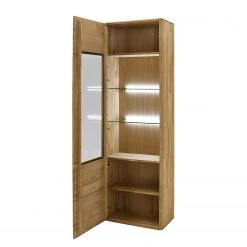 Naturoo Standvitrine Forge - Eiche teilmassiv - Balkaneiche Bianco / Eiche Bianco - Glastür links -Wohnzimmermöbel boutique en ligne 1000133736 200811 14125801608 DETAILS P000000001000133736
