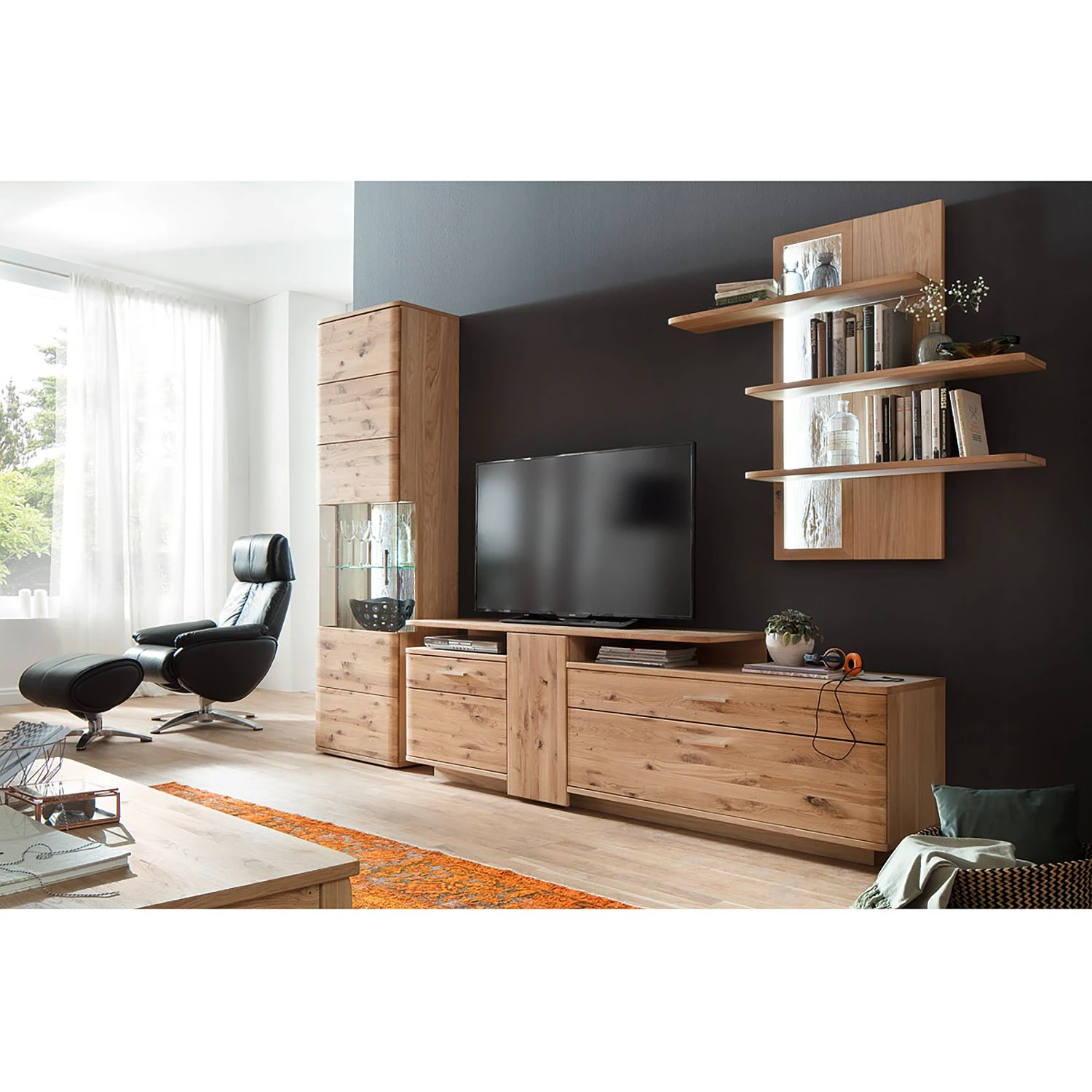 Naturoo Wandregal Ristiina - Eiche Bianco Dekor 2 Naturoo Wandregal Ristiina - Eiche Bianco Dekor – Bild 2