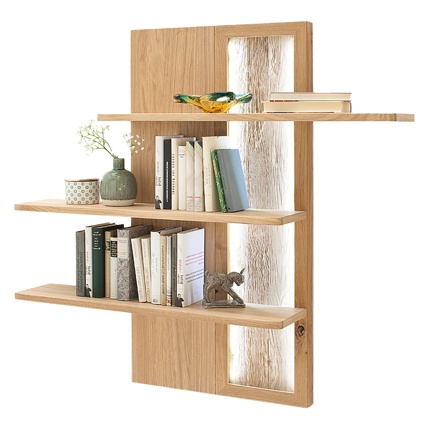 Naturoo Wandregal Ristiina - Eiche Bianco Dekor 3 Naturoo Wandregal Ristiina - Eiche Bianco Dekor – Bild 3