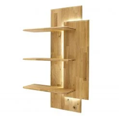 Naturoo Wandregal Forge - Eiche massiv - Eiche Bianco