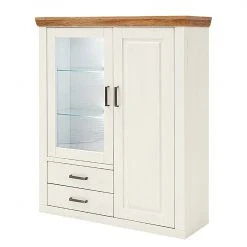 Ridgevalley Highboard Arez - Pinie Weiß / Eiche