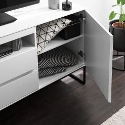 Fredriks TV-Lowboard Zaddy I - Weiß / Schwarz -Wohnzimmermöbel boutique en ligne 1000134688 190723 16140700007 MOOD DETAILS P000000001000134688 mood