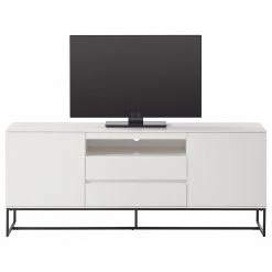 Fredriks TV-Lowboard Zaddy I - Weiß / Schwarz -Wohnzimmermöbel boutique en ligne 1000134688 210426 13541700008 DETAILS P000000001000134688