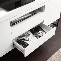 Fredriks TV-Lowboard Zaddy I - Weiß / Schwarz -Wohnzimmermöbel boutique en ligne 1000134688 210426 15152800008 DETAILS P000000001000134688