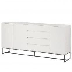 Fredriks Sideboard Zaddy I - Weiß / Schwarz