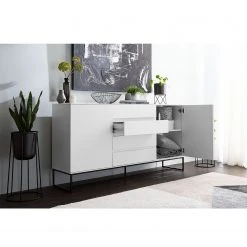 Fredriks Sideboard Zaddy II - Weiß -Wohnzimmermöbel boutique en ligne 1000134696 190723 16140800016 MOOD DETAILS P000000001000134696 mood
