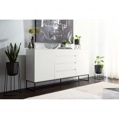 Fredriks Sideboard Zaddy II - Weiß -Wohnzimmermöbel boutique en ligne 1000134696 210426 15154100015 MOOD DETAILS P000000001000134696 mood