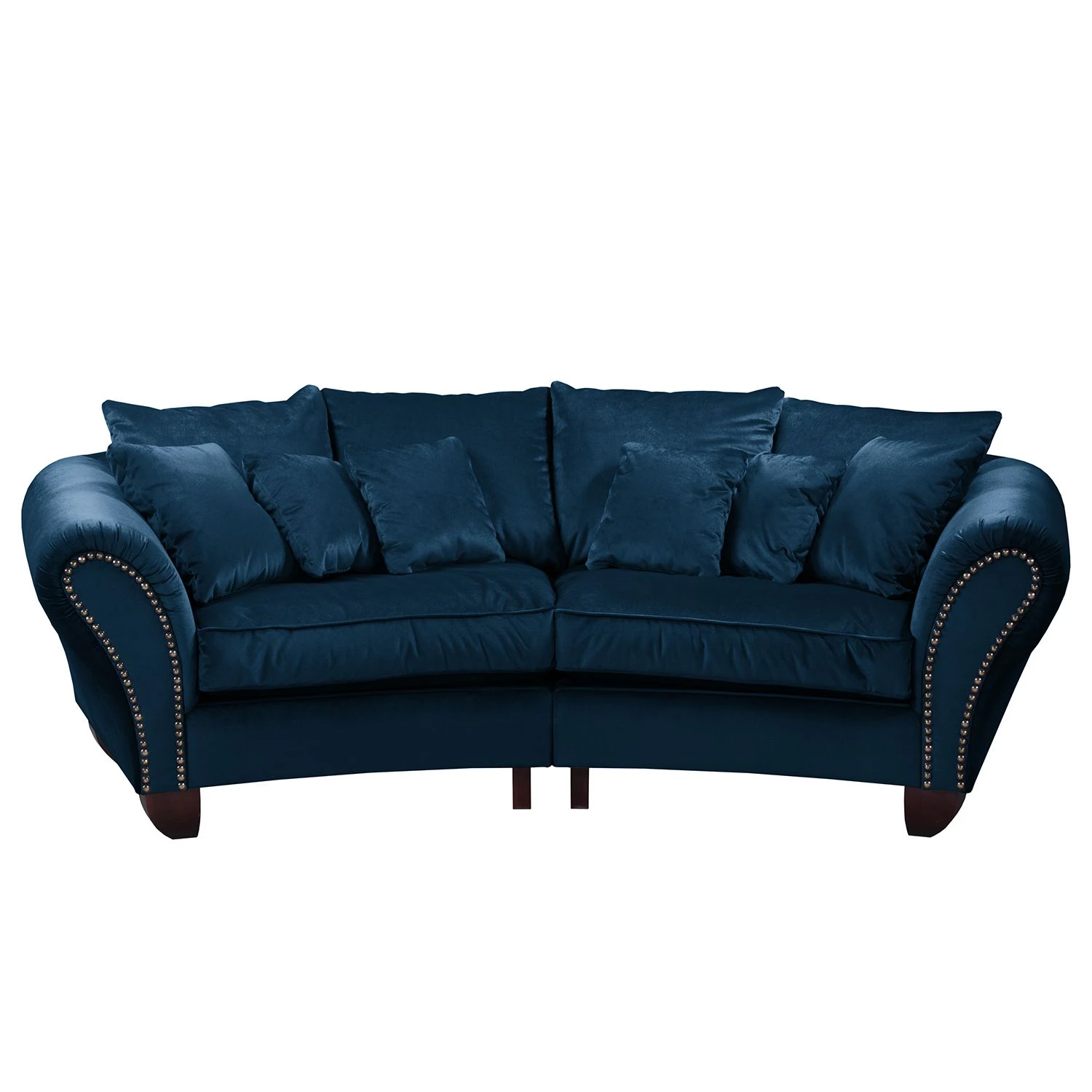 Jack & Alice Bigsofa Sells - Samt - Marineblau 2 Jack & Alice Bigsofa Sells - Samt - Marineblau – Bild 2