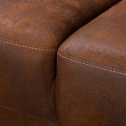 Ars Natura Wohnlandschaft Bragado - Antiklederlook - Longchair davorstehend links / Ottomane rechts -Wohnzimmermöbel boutique en ligne 1000135199 190903 11144900012 DETAILS P000000001000135199