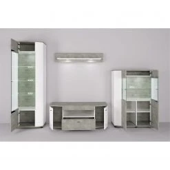 Fredriks Highboard Karlsburg - Weiß / Beton Dekor 7 Fredriks Highboard Karlsburg - Weiß / Beton Dekor -Wohnzimmermöbel boutique en ligne 1000135244 181018 10513237 MOOD GALLERYIMAGES P000000001000135244 mood