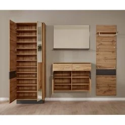 Trendteam Hängeschrank Coast - Eiche Wotan Dekor / Anthrazit -Wohnzimmermöbel boutique en ligne 1000135279 190117 10014700150 GALLERYIMAGES P000000001000135279