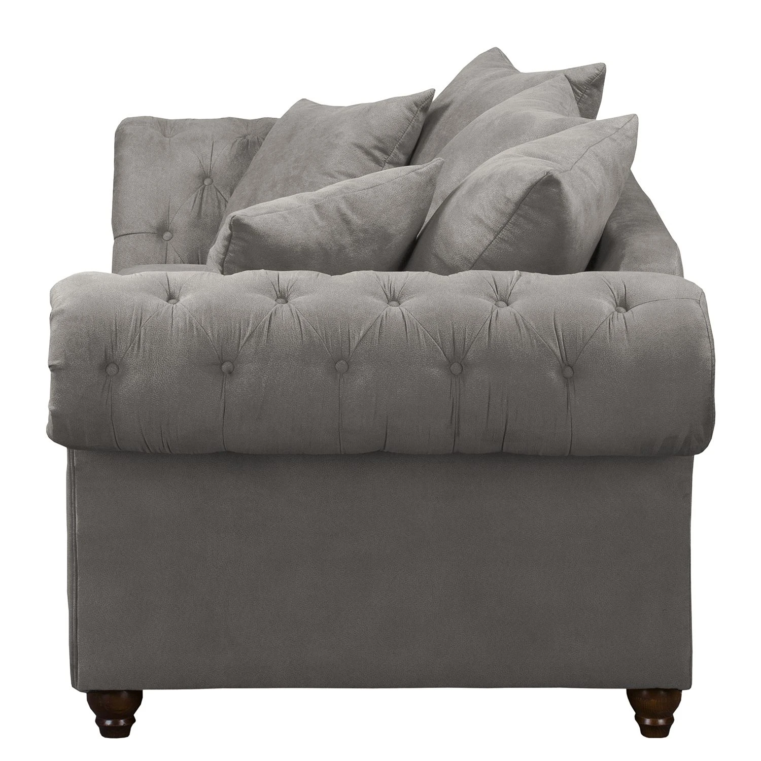 Maison Belfort Sofa Pacoa (2-Sitzer) - Antiklederlook - Dunkelgrau - Mit Hocker 6 Maison Belfort Sofa Pacoa (2-Sitzer) - Antiklederlook - Dunkelgrau - Mit Hocker – Bild 6