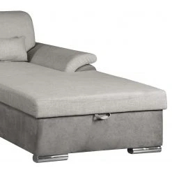 Loftscape Ecksofa Roseburg - Microfaser - Platin - Longchair davorstehend rechts -Wohnzimmermöbel boutique en ligne 1000136010 181024 123020244 GALLERYIMAGES P000000001000136010