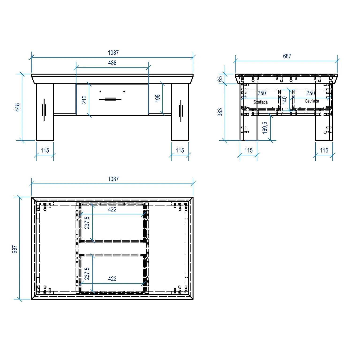 Ridgevalley Couchtisch Lewk I - Pinie Weiß Dekor / Pinie Dekor 6 Ridgevalley Couchtisch Lewk I - Pinie Weiß Dekor / Pinie Dekor – Bild 6