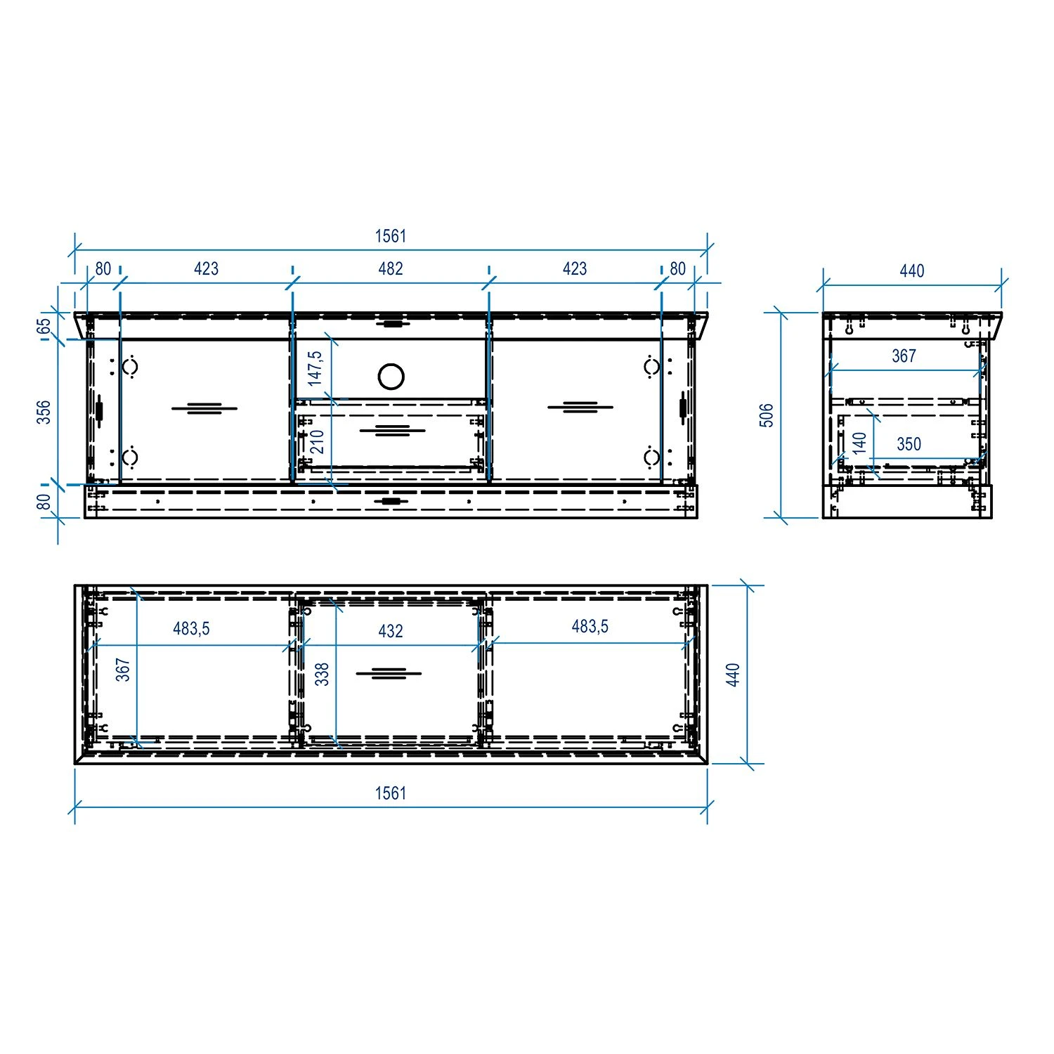 Ridgevalley TV-Lowboard Lewk II - Pinie Weiß Dekor / Pinie Dekor 6 Ridgevalley TV-Lowboard Lewk II - Pinie Weiß Dekor / Pinie Dekor – Bild 6