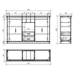 Ridgevalley Sideboard Lewk - Pinie Weiß Dekor / Pinie Dekor 15 Ridgevalley Sideboard Lewk - Pinie Weiß Dekor / Pinie Dekor -Wohnzimmermöbel boutique en ligne 1000136082 181219 14224000085 GALLERYIMAGES P000000001000136082