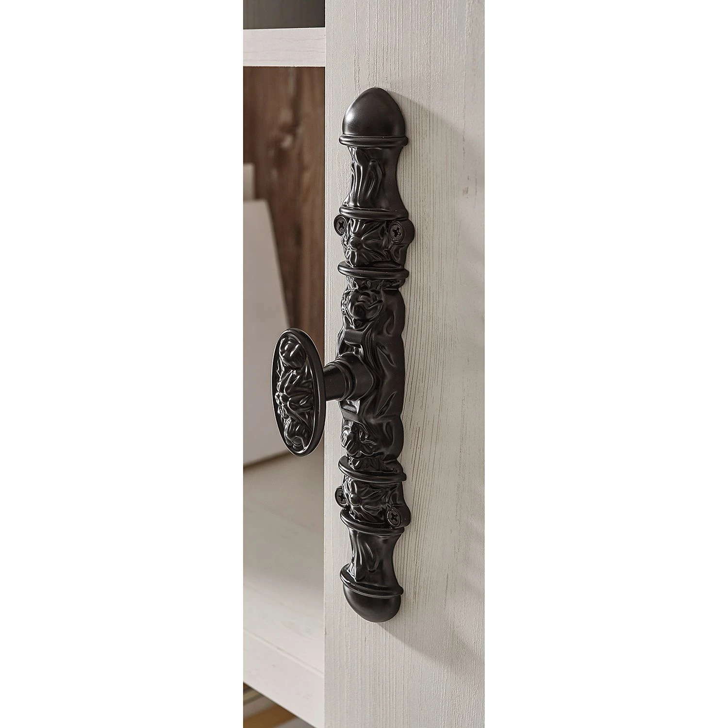 Ridgevalley Standvitrine Lewk - Pinie Weiß Dekor / Pinie Dekor 5 Ridgevalley Standvitrine Lewk - Pinie Weiß Dekor / Pinie Dekor – Bild 5