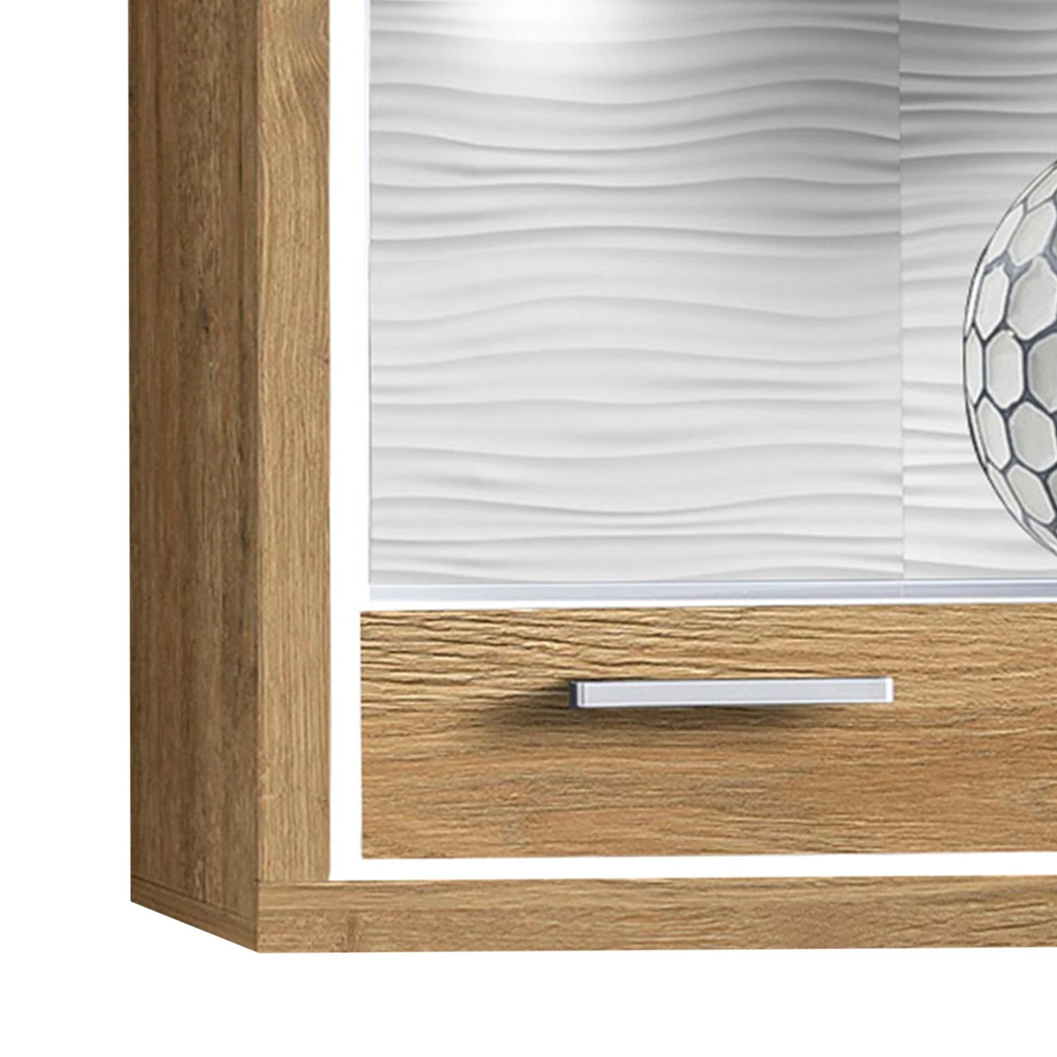 Loftscape Hängevitrine Hagby II - Eiche Dekor 3 Loftscape Hängevitrine Hagby II - Eiche Dekor – Bild 3