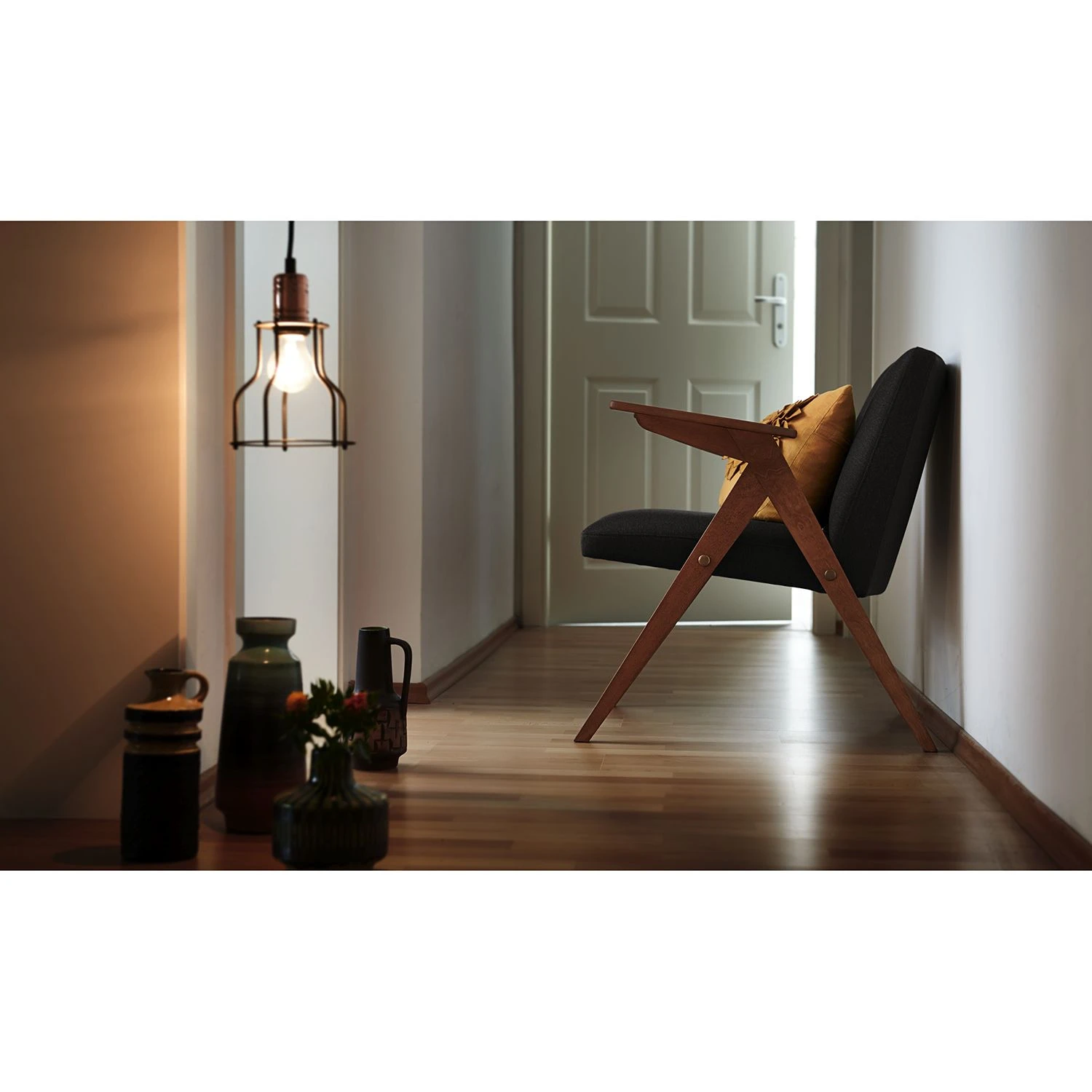 Studio Copenhagen Sessel Frazer - Webstoff - Hellbraun 2 Studio Copenhagen Sessel Frazer - Webstoff - Hellbraun – Bild 2