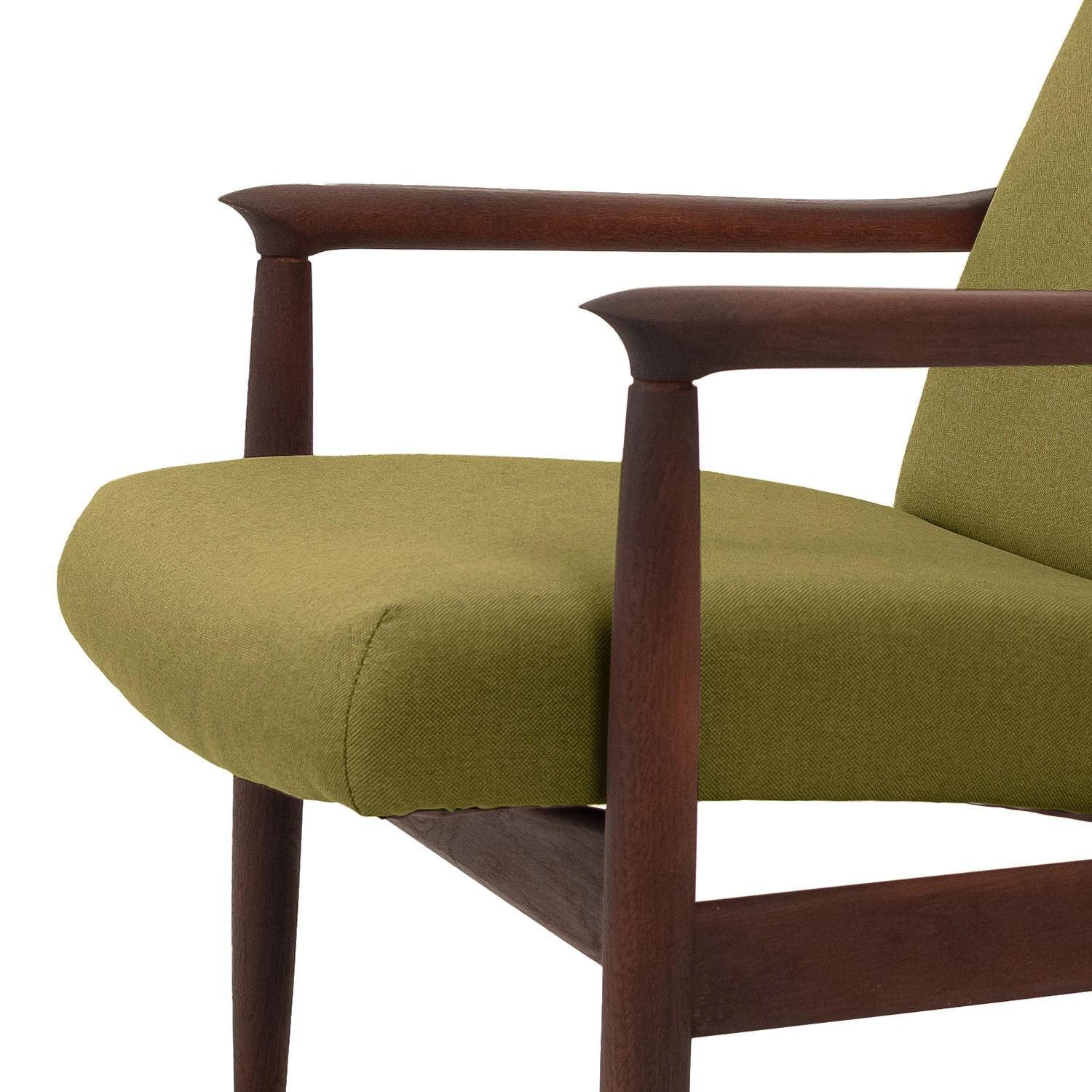 Studio Copenhagen Sessel Tioga - Avocado - Eiche Dunkel - Mit Hocker 6 Studio Copenhagen Sessel Tioga - Avocado - Eiche Dunkel - Mit Hocker – Bild 6