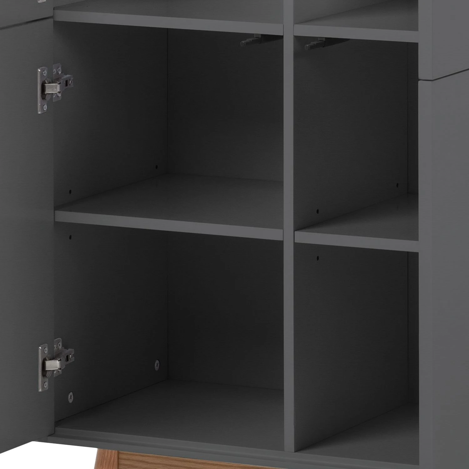 Mørteens Vitrinenschrank Lindholm - Grau 6 Mørteens Vitrinenschrank Lindholm - Grau – Bild 6