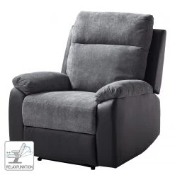 Loftscape Relaxsessel Warmun - Kunstleder / Microfaser - Schwarz / Grau -Wohnzimmermöbel boutique en ligne 1000139815 200731 14233300002 ICON DETAILS P000000001000139815 icon seal