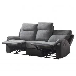 Loftscape Relaxsofa Warmun (3-Sitzer) - Kunstleder / Microfaser - Schwarz / Grau -Wohnzimmermöbel boutique en ligne 1000139824 200807 14140000004 DETAILS P000000001000139824