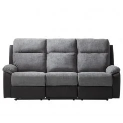 Loftscape Relaxsofa Warmun (3-Sitzer) - Kunstleder / Microfaser - Schwarz / Grau -Wohnzimmermöbel boutique en ligne 1000139824 200807 14140700007 DETAILS P000000001000139824