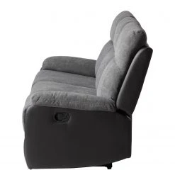 Loftscape Relaxsofa Warmun (3-Sitzer) - Kunstleder / Microfaser - Schwarz / Grau -Wohnzimmermöbel boutique en ligne 1000139824 200807 14140900008 DETAILS P000000001000139824
