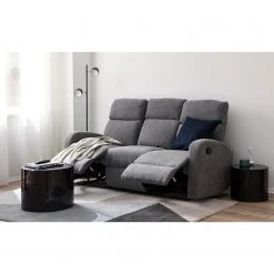 Loftscape Relaxsofa Grandhan (3-Sitzer) - Microfaser - Grau 25 Loftscape Relaxsofa Grandhan (3-Sitzer) - Microfaser - Grau -Wohnzimmermöbel boutique en ligne 1000139825 201111 10410200007 MOOD DETAILS P000000001000139825 mood