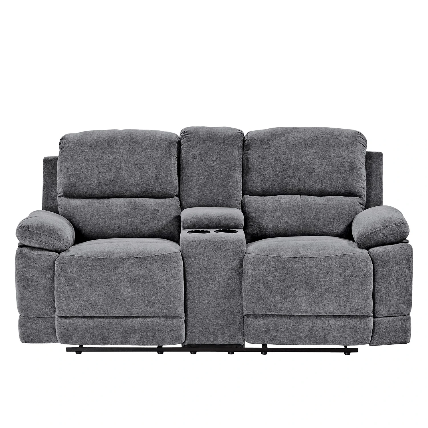 Loftscape Relaxsofa Lixia (2-Sitzer) - Microfaser - Grau 5 Loftscape Relaxsofa Lixia (2-Sitzer) - Microfaser - Grau – Bild 5