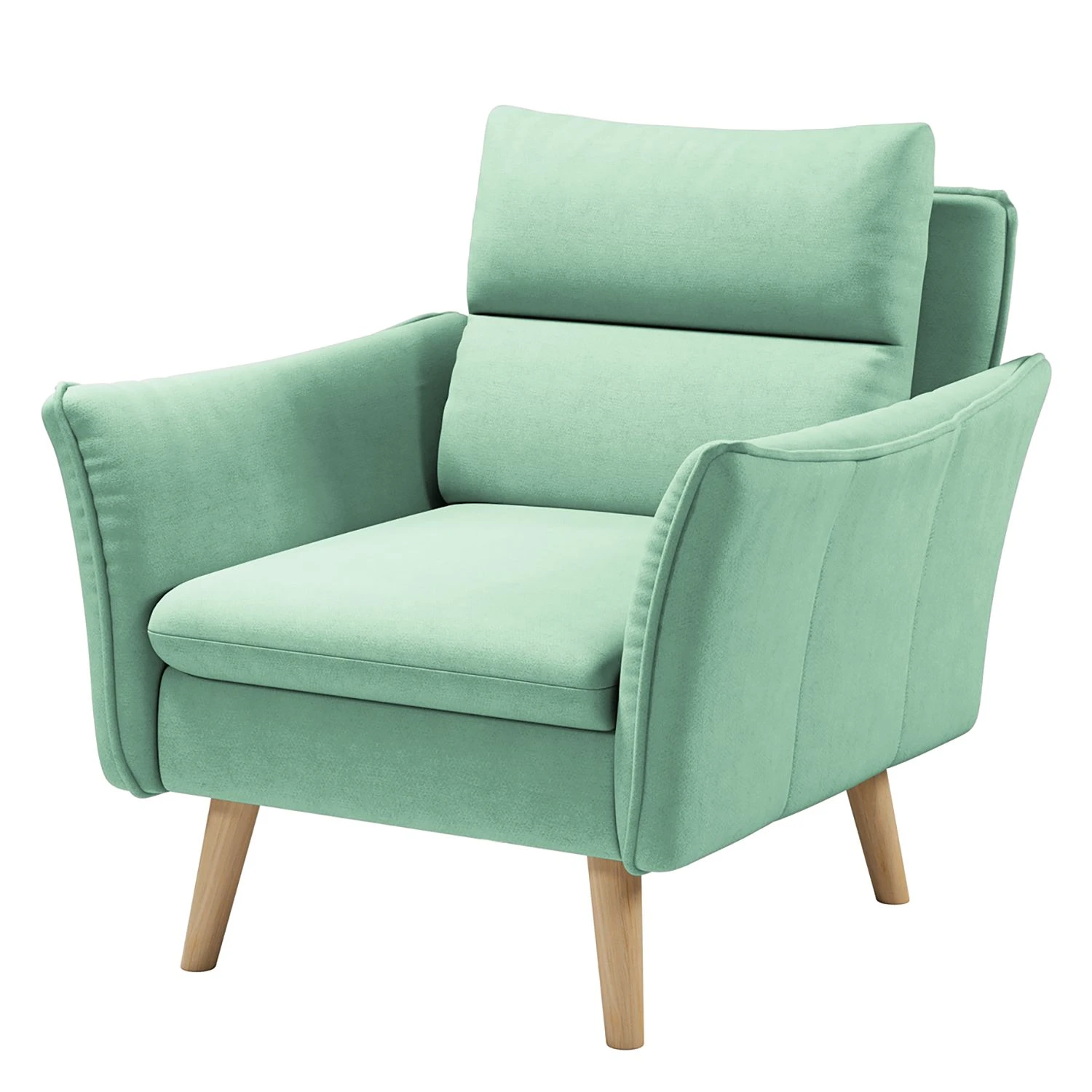 Norrwood Sessel Alpine I - Webstoff - Mintgrün 1 Norrwood Sessel Alpine I - Webstoff - Mintgrün