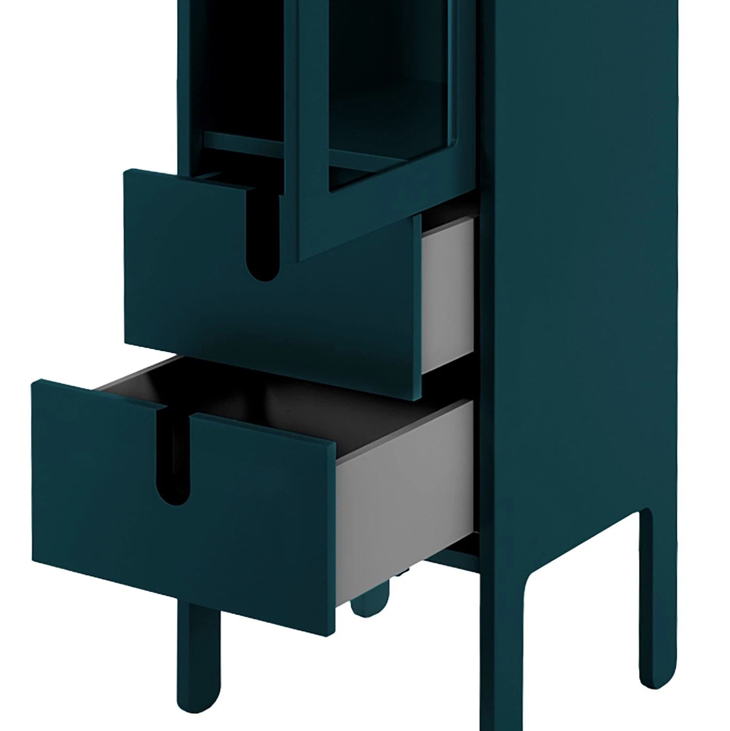 Tenzo Standvitrine Uno - Petrol 6 Tenzo Standvitrine Uno - Petrol – Bild 6