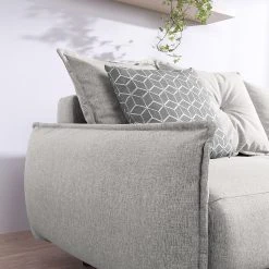 Loftscape Ecksofa Panica I - Webstoff - Schlaffunktion - Silbergrau - Ottomane davorstehend links 23 Loftscape Ecksofa Panica I - Webstoff - Schlaffunktion - Silbergrau - Ottomane davorstehend links -Wohnzimmermöbel boutique en ligne 1000143998 181128 07244800105 GALLERYIMAGES P000000001000143998