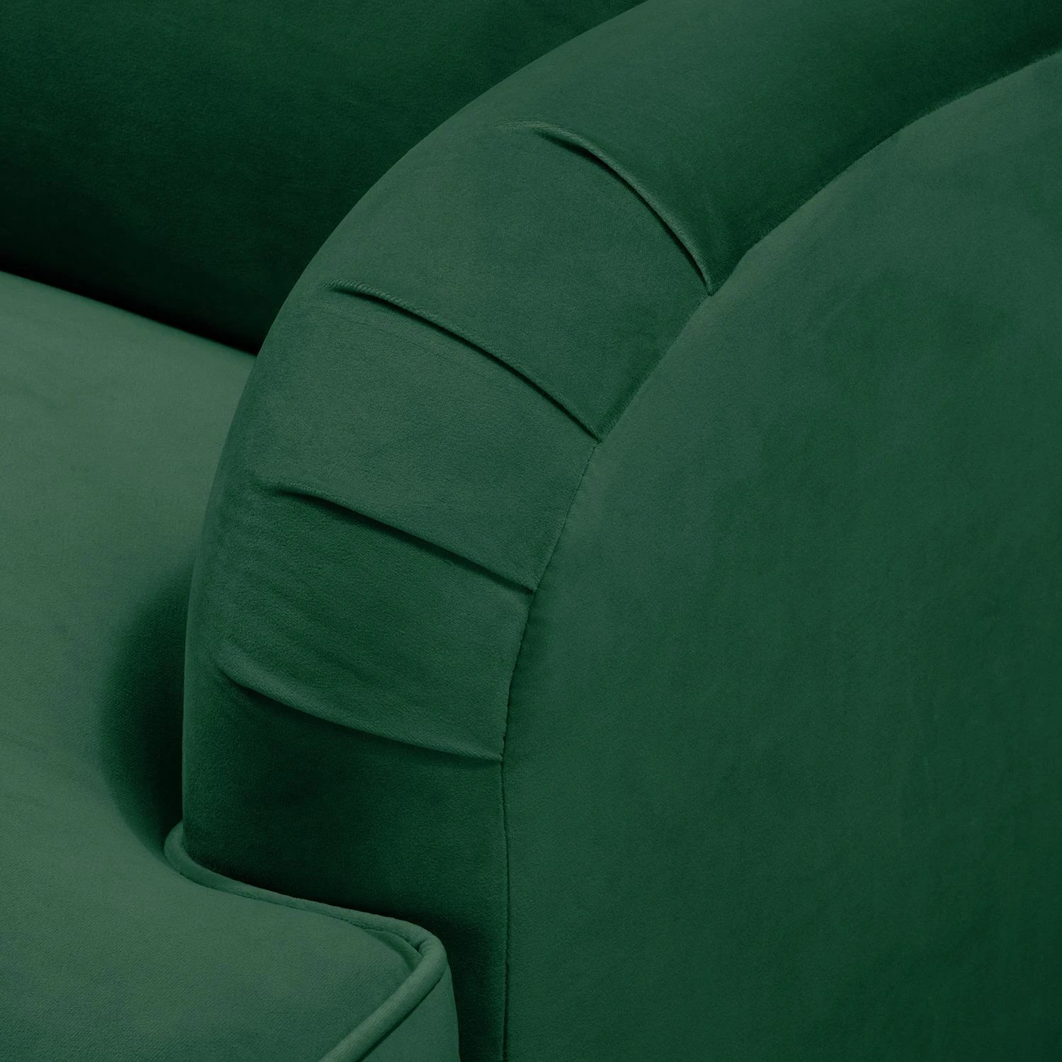 Jack & Alice Polstergarnitur Bethania I (3-2) - Samt - Dunkelgrün 8 Jack & Alice Polstergarnitur Bethania I (3-2) - Samt - Dunkelgrün – Bild 8