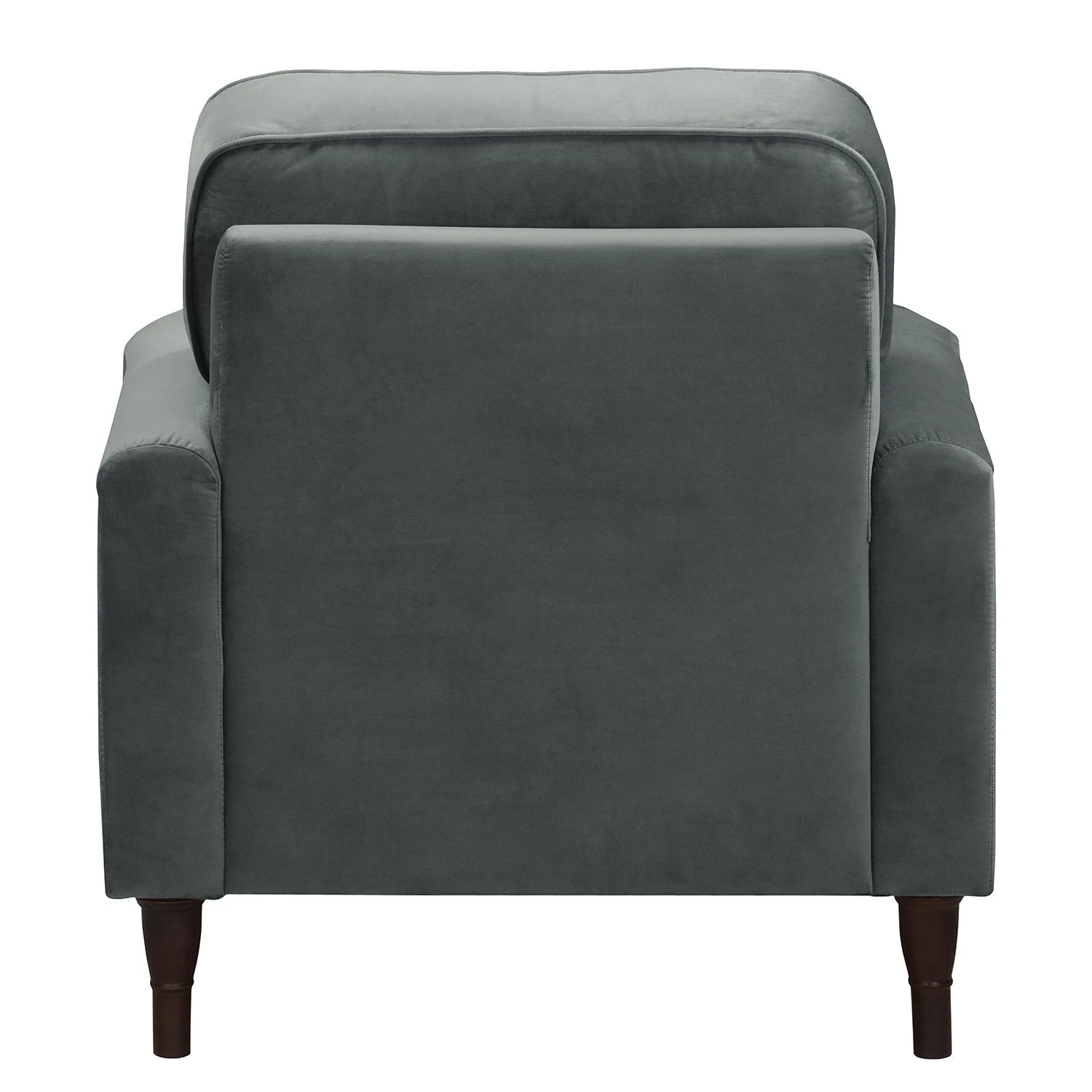 Jack & Alice Polstergarnitur Bethania I (3-2-1) - Samt - Grau 10 Jack & Alice Polstergarnitur Bethania I (3-2-1) - Samt - Grau – Bild 10