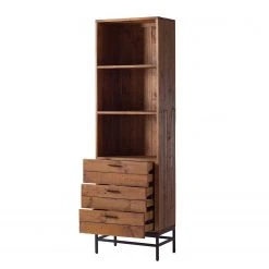 Ars manufacti Regal Grasby - Pinie massiv / Metall - Pinie Dunkel / Schwarz -Wohnzimmermöbel boutique en ligne 1000147149 190726 15531700015 DETAILS P000000001000147149