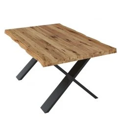 Ars manufacti Couchtisch Bogie I - Eiche massiv - Schwarz