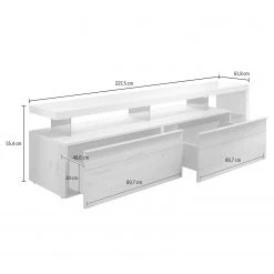 GWINNER TV-Lowboard Anzio III - Balkeneiche / Weiß 21 GWINNER TV-Lowboard Anzio III - Balkeneiche / Weiß -Wohnzimmermöbel boutique en ligne 1000148117 190423 11352500004 GALLERYIMAGES P000000001000148117