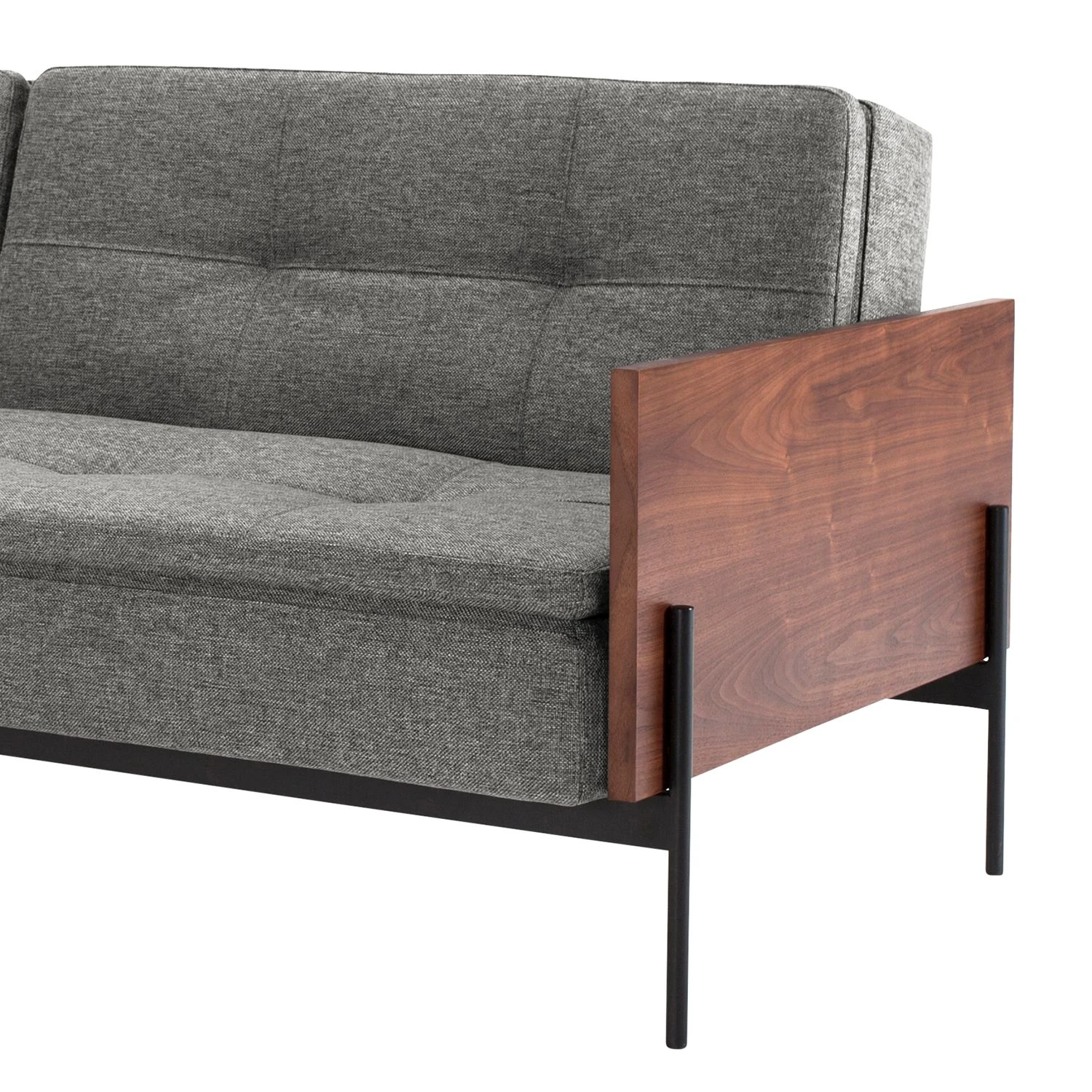 Innovation Möbel Schlafsofa Dublexo VI - Stoff Twist: Charcoal 8 Innovation Möbel Schlafsofa Dublexo VI - Stoff Twist: Charcoal – Bild 8