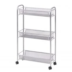 Zeller Servierwagen Niilo II - Metall - Grau