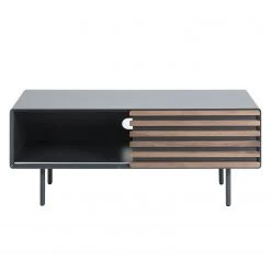 Norrwood TV-Lowboard Kipra II - Echtholzfurnier - Walnuss / Graphit -Wohnzimmermöbel boutique en ligne 1000150211 181214 16440200024 GALLERYIMAGES P000000001000150211