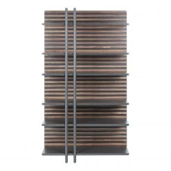 Norrwood Bücherregal Kipra - Echtholzfurnier - Walnuss / Graphit -Wohnzimmermöbel boutique en ligne 1000150218 181214 16440300042 GALLERYIMAGES P000000001000150218